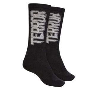 Terror Socken schwarz/weiss