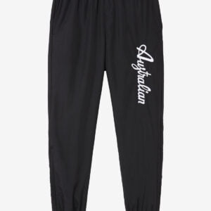 Australian Pantalon d'entraînement noir argent Logo Grand ARUPA0005030 003