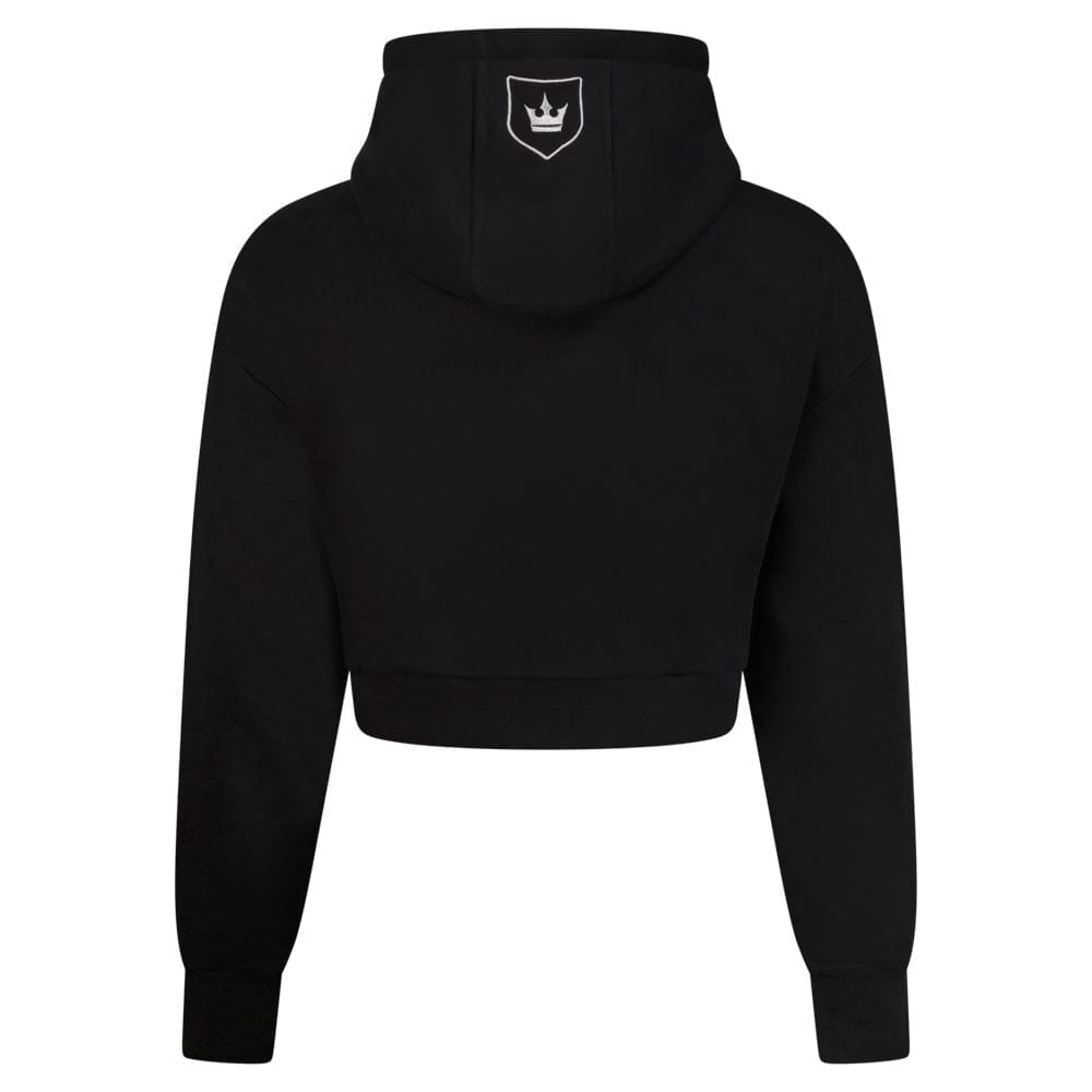 LSTK Cropped Kapuzenpullover Logo Schwarz – Bild 3