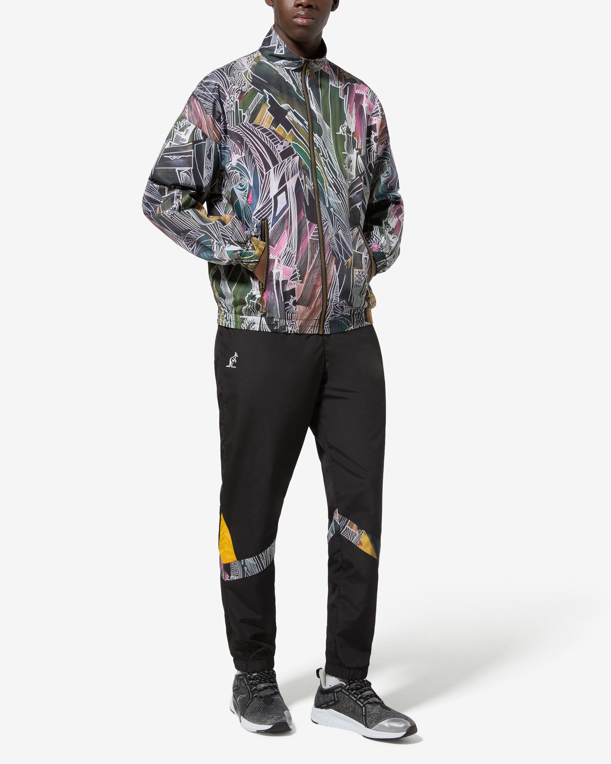 Australian Trainingsjacke Allover Print Smash Gold ARUGC0001 104 – Bild 2
