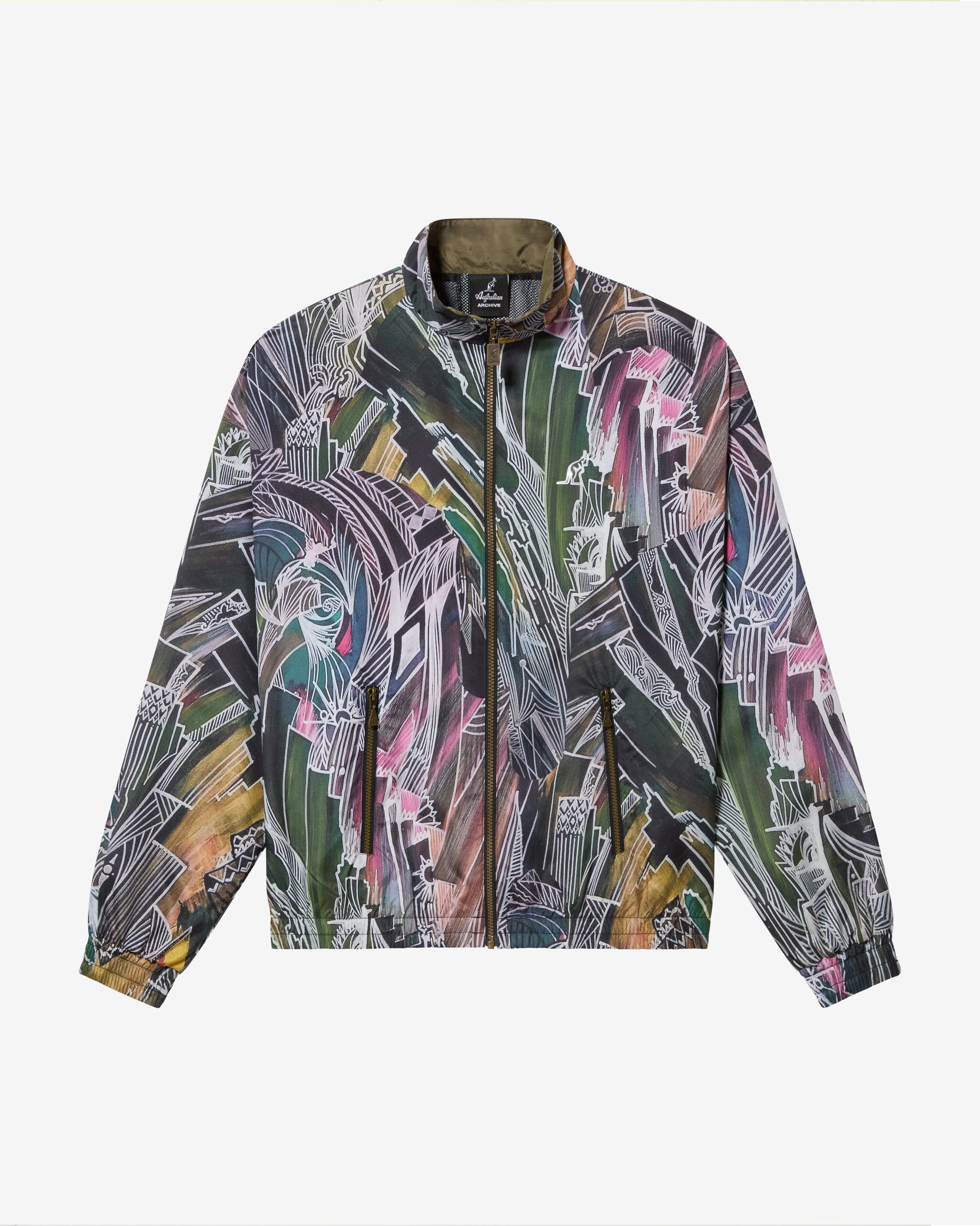 Australian Trainingsjacke Allover Print Smash Gold ARUGC0001 104