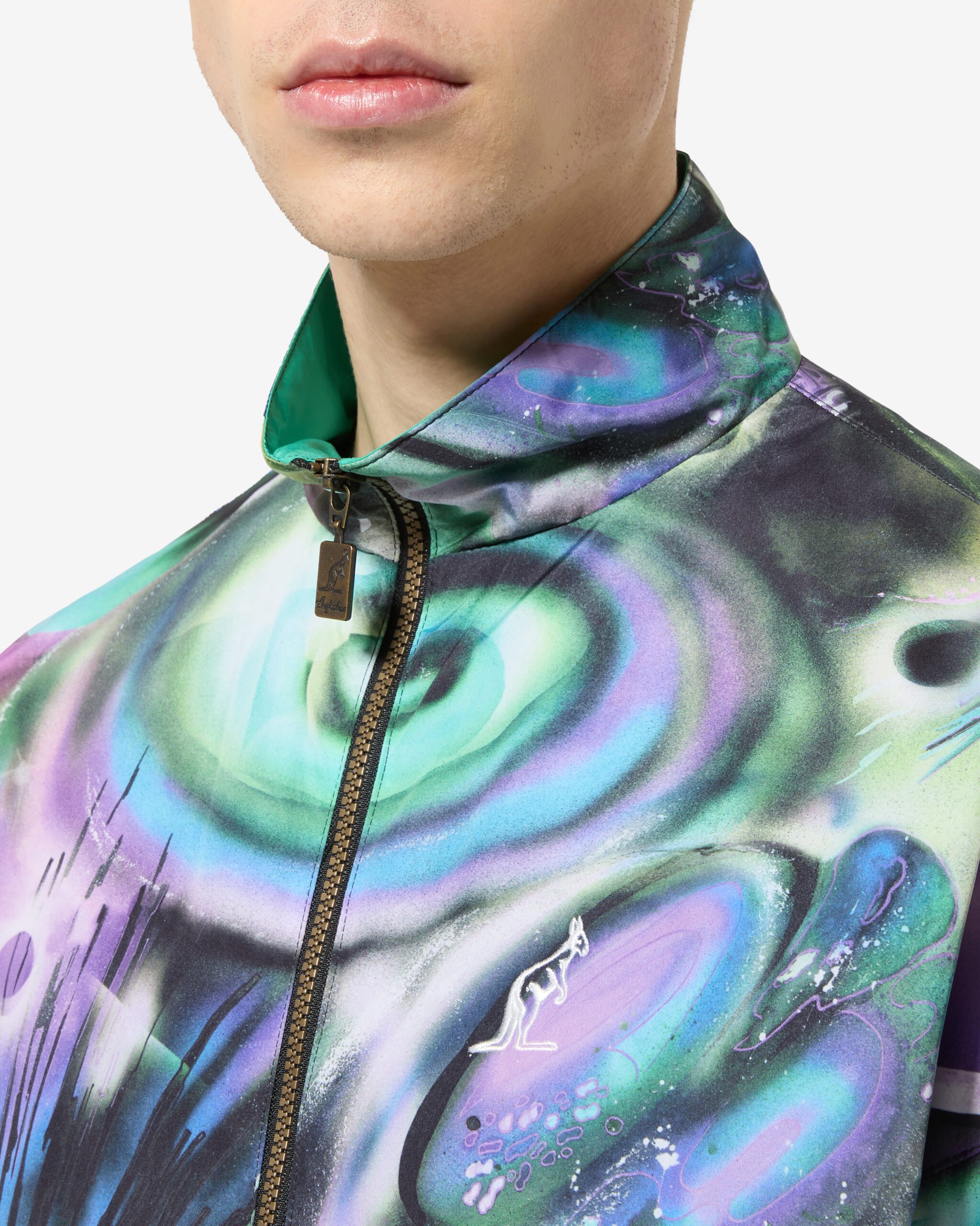 Australian training jacket Allover Print Smash Viola ARUGC0001 585 - Image 5