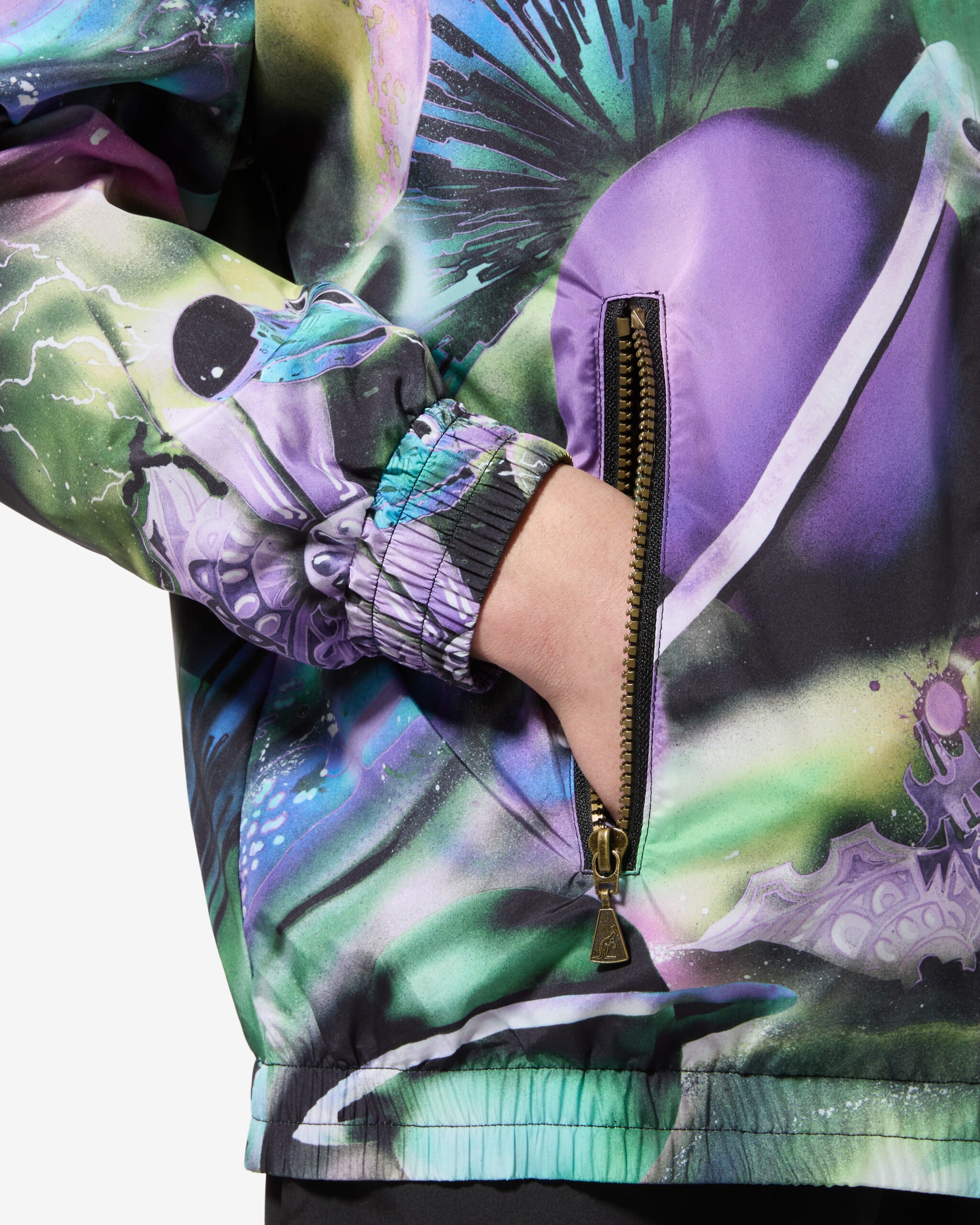 Australian training jacket Allover Print Smash Viola ARUGC0001 585 - Image 6