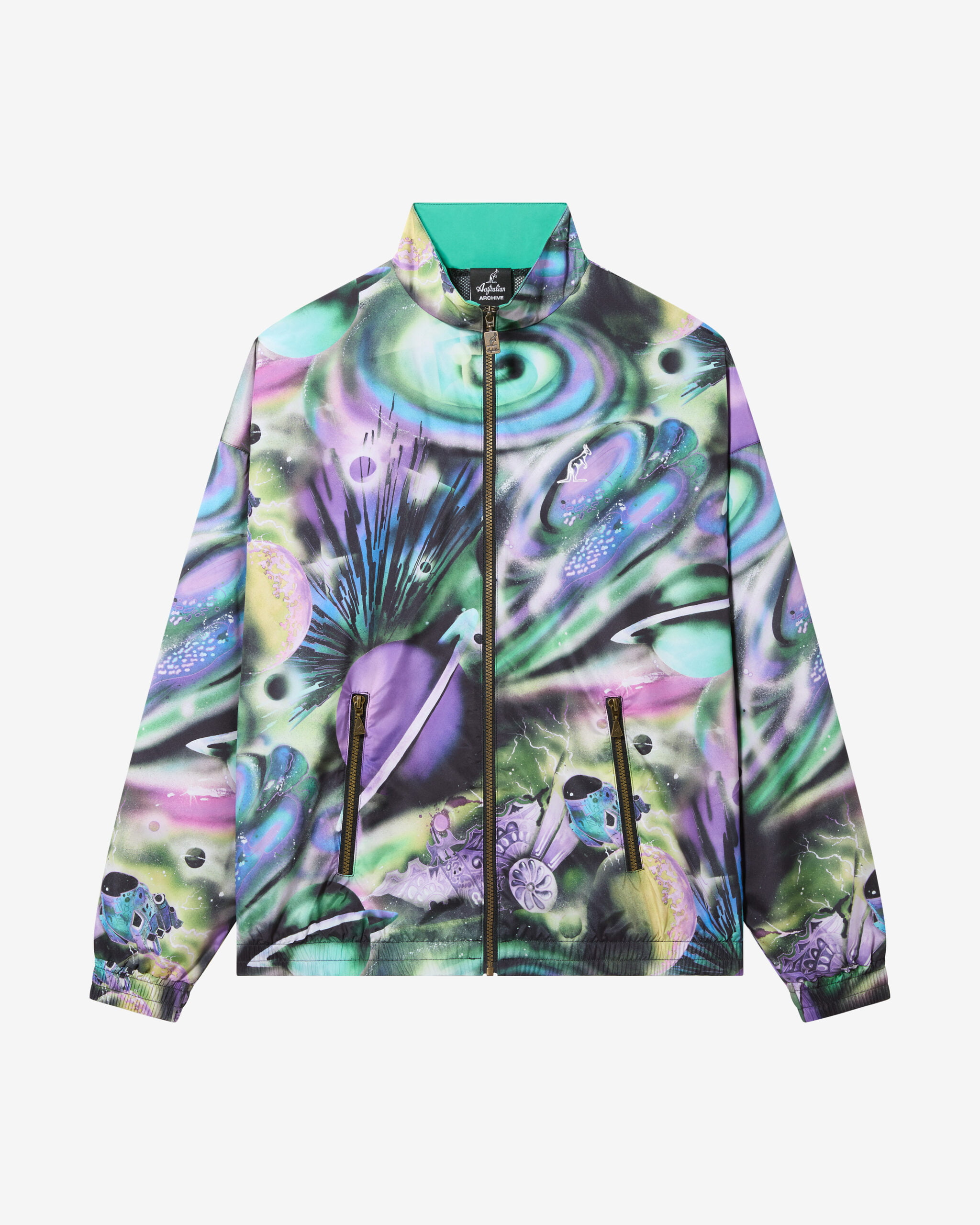 Australian training jacket Allover Print Smash Viola ARUGC0001 585