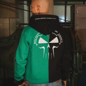 Rotterdam Terror Corps sweat capuche duo vert noir
