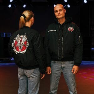 Megarave Millenium Bomber Jacket noir édition limitée