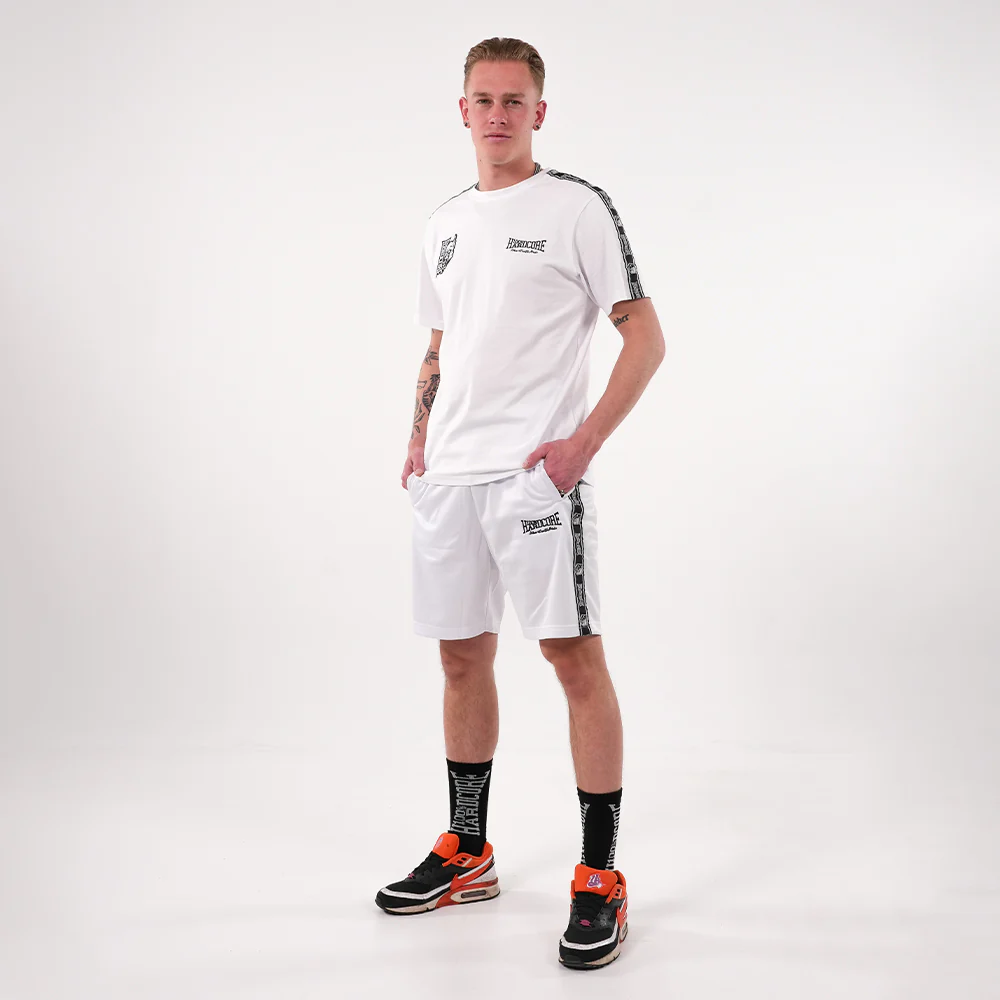 100% Hardcore Shorts Essential weiss – Bild 2