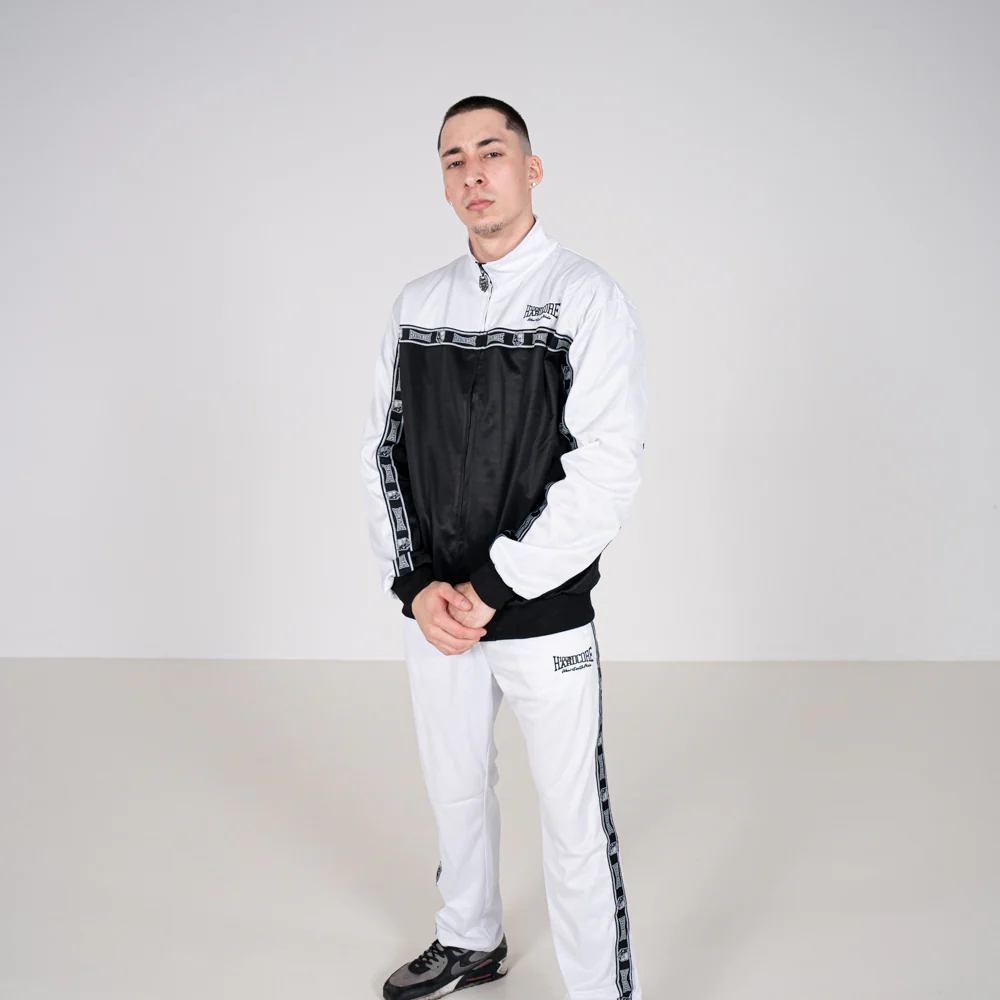 100% Hardcore Track Suit Set – Essential White – Image 7