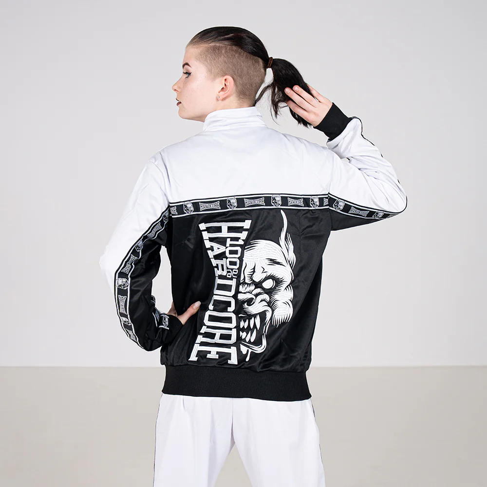 100% Hardcore Track Suit Set – Essential White – Image 8